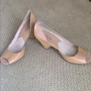 Michael Kors - Open toe nude wedges